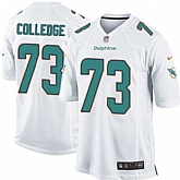 Nike Men & Women & Youth Dolphins #73 Colledge White Team Color Game Jersey,baseball caps,new era cap wholesale,wholesale hats